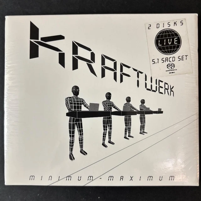 KRAFTWERK - MINIMUM-MAXIMUM (2005 CD) Live 2CD Set 2005 Rare OOP