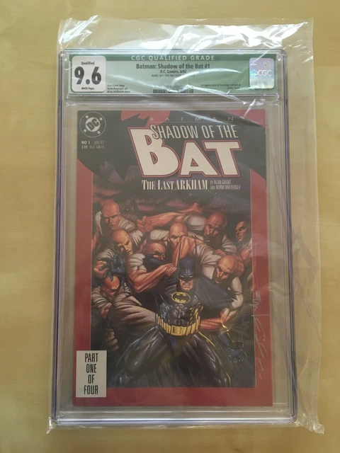 BATMAN: Shadow of the Bat #1 CGC 9.6 Signed Brian Stelfreeze 1st Zsasz & Arkham