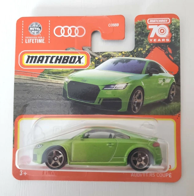 Matchbox Audi TT RS Coupe 1:64 Diecast Toy German Model Car in Original Box