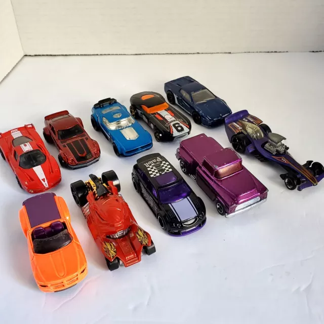 Hot Wheels LOT of 10 Loose - Some Vintage 1990's, Some Later 2000's