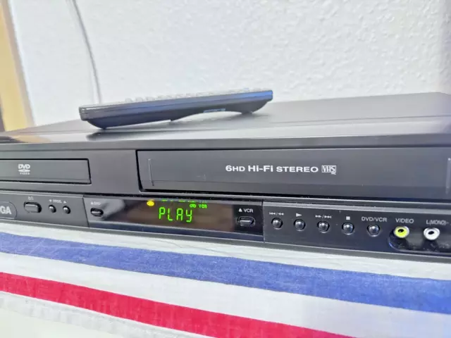 TARGA DPV-5300x HiFi Stereo 6 Kopfe VHS VCR Videorecorder DVD Player Kombination 3