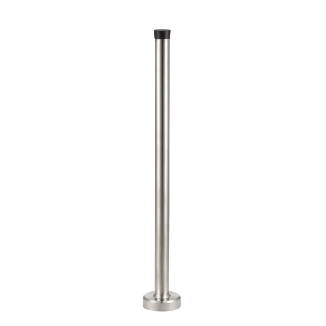Butée De Porte Murale En Acier Inox – Pare-choc Caoutchouc, Hauteur 120mm, Marque Uxcell