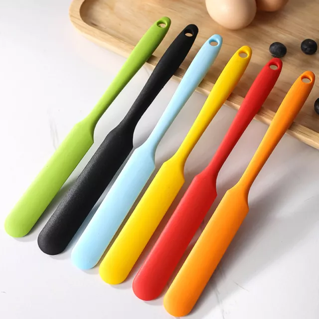 Mini Silicone Spatula Butter Jar Cream Jam Scrapers for Scraping Cooking Baking