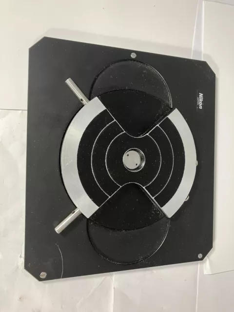Nikon Microscope 6" rotating Stage Insert