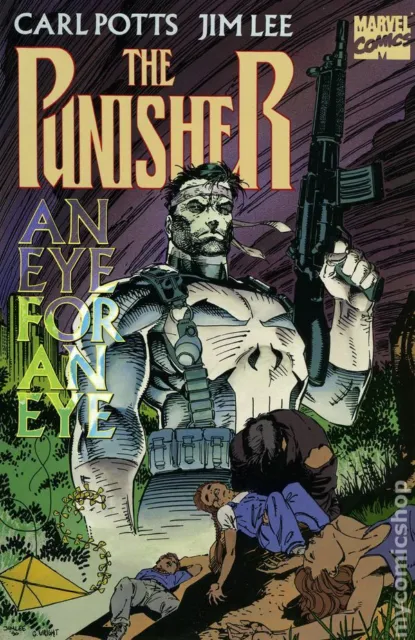 Punisher An Eye for an Eye TPB #1-1ST FN 1991 Stock Image
