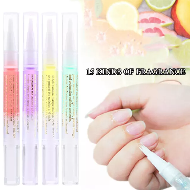 Nail Art Cuticle Revitalizer Oil Pen Brush Treatment Care Manicure Nutrition UK