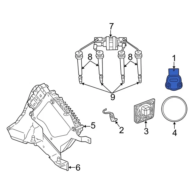 For Dodge Ram 1500 2005-2006 Dodge 4686684AB Manifold Absolute Pressure Sensor
