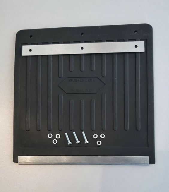 Schönek Schmutzfänger Für Wohnmobil & Bus – 30x30 Cm, Schwarz, Inkl. Montagematerial