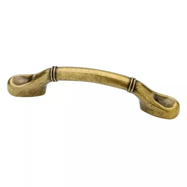 Brainerd 3-in Center-to-Center Bronze with Gold Highlights Bar Cabinet Pull