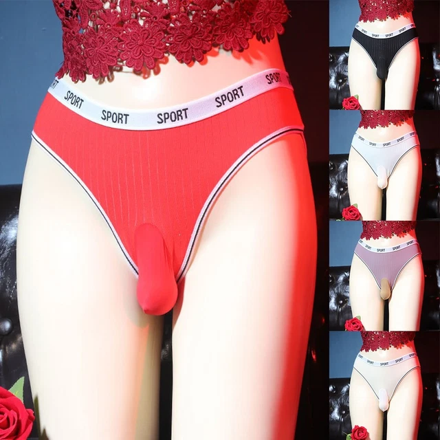 Caleçon Homme Ouvert Devant - Style Gai/lingerie - Taille Basse élastique - Neuf Avec étiquette