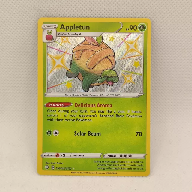 Pokemon Appletun Shiny SV014/SV122 English