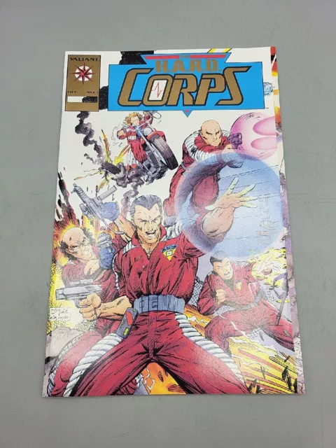 THE HARD CORPS 1 JIM LEE GOLD RETAILER VARIANT Valiant Image Harbinger Solar Rai