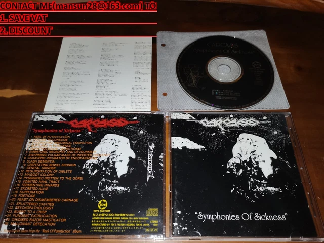 Carcass / Symphonies Of Sickness+Reek Of Putrefaction JAPAN TFCK-88520 *G