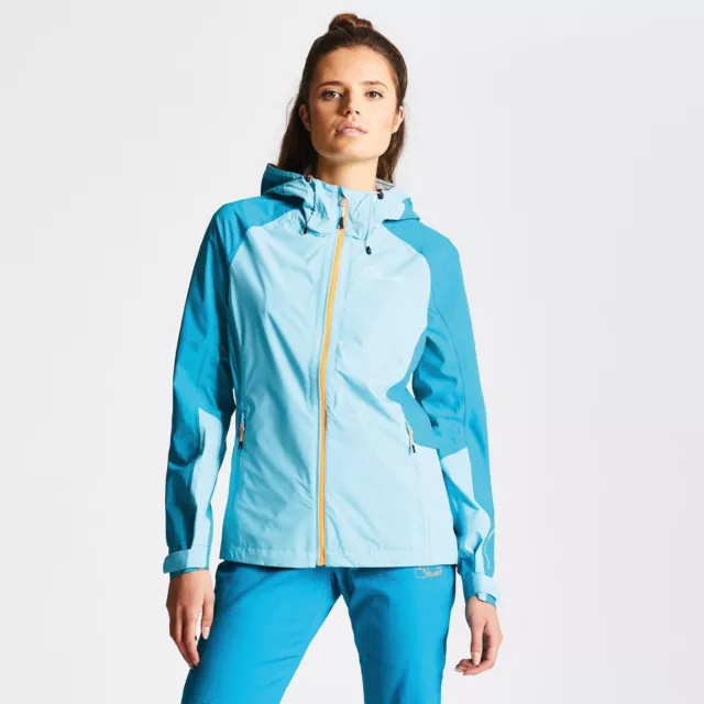 Dare 2b Damen Regenjacke Outdoorjacke wasserdichte Shell Jacke, Blau, S