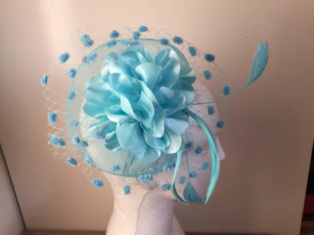 A Stunning Large Headband Aliceband Fascinator Wedding Ladies Day Race etc