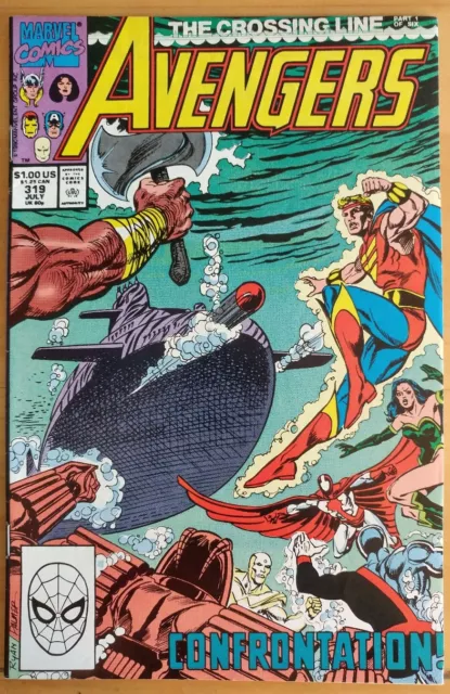 The AVENGERS #319 (1990 MARVEL Comics) ~ GD Comic Book