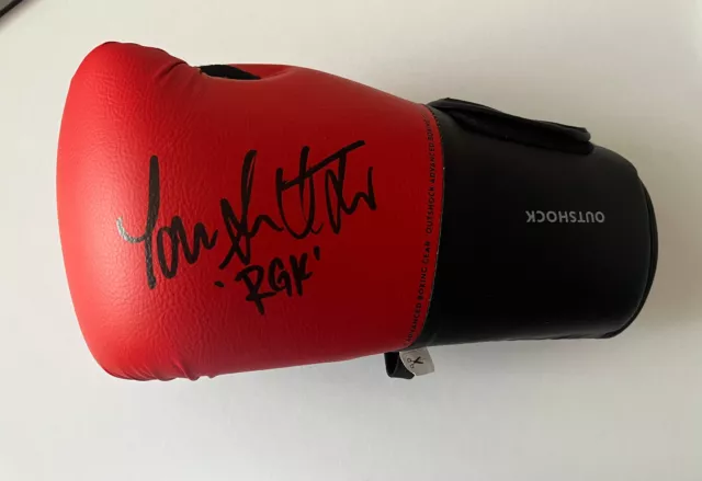 PAUL SMITH JR, BOXING hand signed boxing glove with PROOF 2