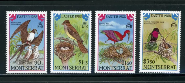 Montserrat Scott #672-675 MNH Marine Birds FAUNA CV$7+ 439413