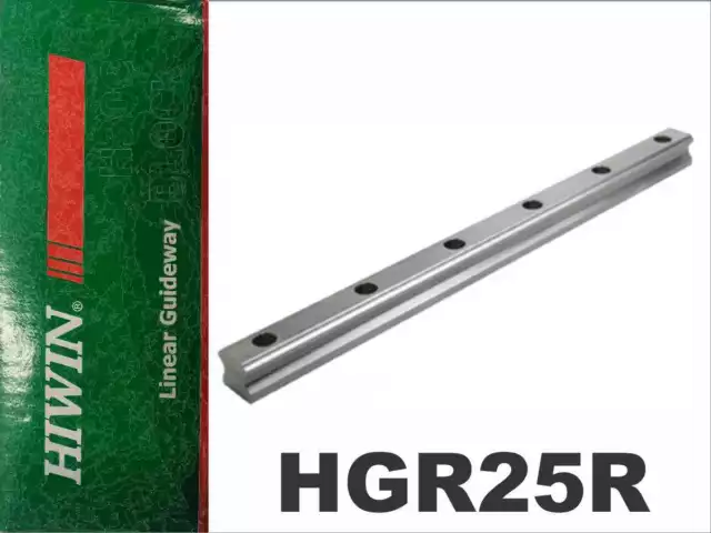 New Hiwin HGR25R Linear Guideway Rail HGR25 Series up to 4000mm Long