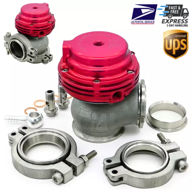 MVS 38mm External Wastegate RED 22 PSI Fits Tial Springs & Flanges USA SELLER