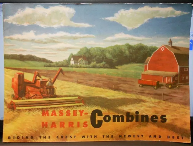 1939 MASSEY-HARRIS Combines: Riding the Crest with the Newest and Best