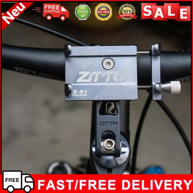 Bike Phone Holder Quick Attach Handlebar Phone Clamp for 50-100mm Cell Phones