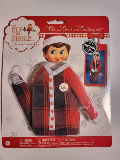 Elf On The Shelf Claus Couture Fa-La-La Footie Pajamas Outfit Clothing New
