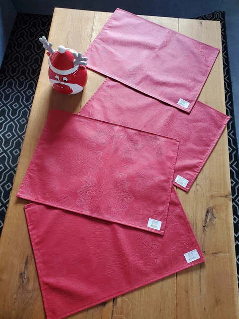 Lot De 25 Sets De Table Coton 44x30cm - Rose Ajouré - NEUFS