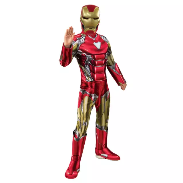 Officiel Enfants Iron Man Rembourré Déguisement & Masque Marvel Superhéros
