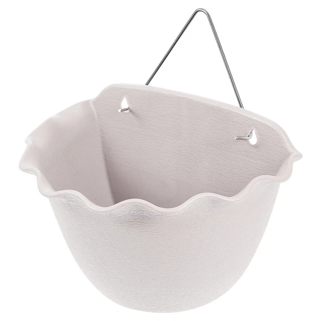 Vaso da Fiori da Balcone, Fioriere da Appendere a Parete per Interni, Portavasi da Fiori in Metallo per Fioriere da Recinzione(Suitable for 2.5cm Railings