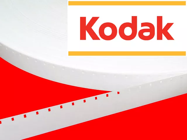 Kodak 16mm 'New Generation' Single Perf White / Grey Acetate Film Leader 100ft.