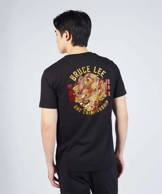 Bruce Lee T-ShirtONE Championship The Dragon Graphic  Martial Arts MMA Mens JKD