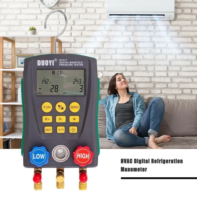 DY517 tester di distribuzione manometro-freddo-digitale pressione sottovuoto -de