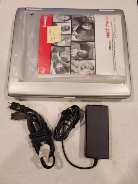 HP Compaq Presario 2500 2.4GHz 512MB RAM 60GB HDD Laptop Pwr Supply Bad Battery