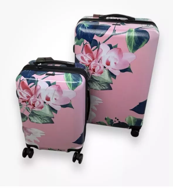 NWT CalPak Flora Collection exacting Suitcase