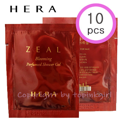 10 piezas de gel de ducha perfumado con floración Hera ZEAL, ducha corporal, Amore Pacific
