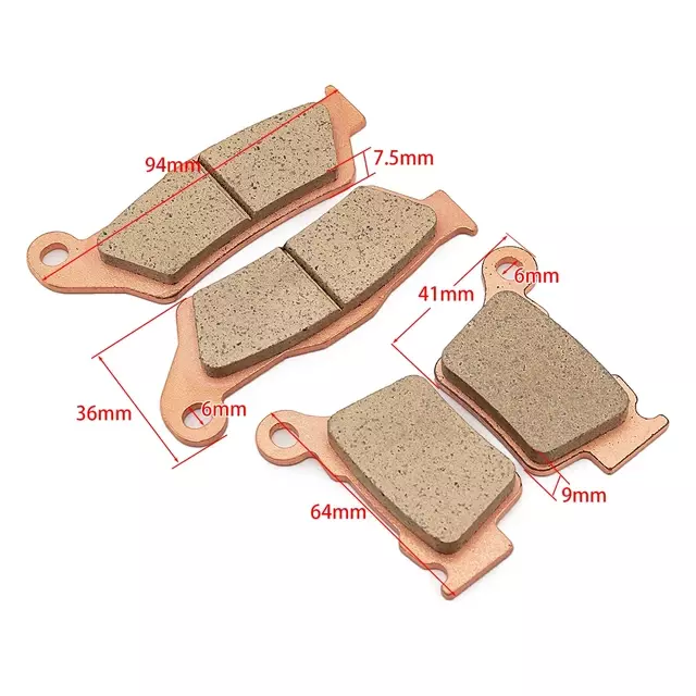 Sintered FRONT & REAR BRAKE PADS FOR KTM XC/EXC 250 EXC 450 EXC-F 250 EXC-F 450