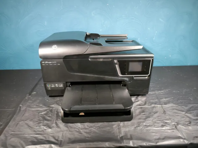 HP Officejet 6600 All In One Colour Printer Scanner Copier Fax Web CZ155A Black