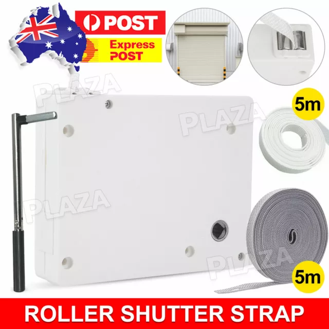 Winder Box For Roller shutter control coiler Strap  + Handle  + Guider New