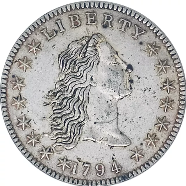 Moneta copia 1 dollaro 1794 Stati Uniti USA Libertà Flowing Hair 39.12mm 25g