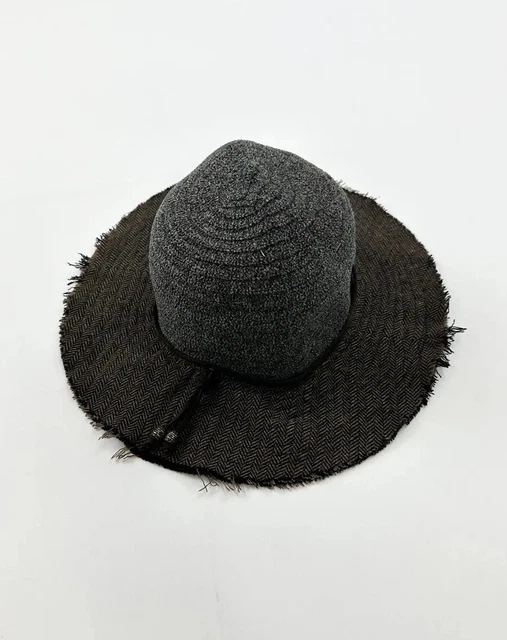 New Four Buttons by San Diego Hat Co Navy Womens Chenille Bucket Hat KNH2022OSNA COPY - Women main image 3