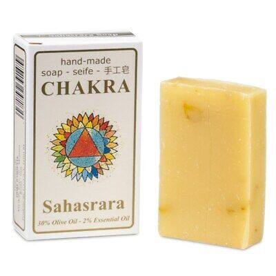 Saponetta sapone 7 chakra oli essenziali 70 gr fiore d'oriente made in italy