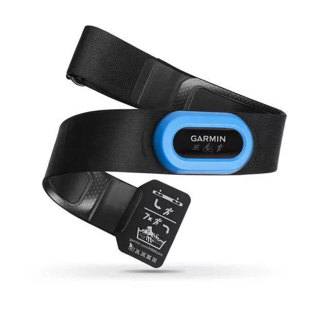 Garmin HRM - Tri Pulsmesserarmband, Brustgurt - schwarz/blau (U)