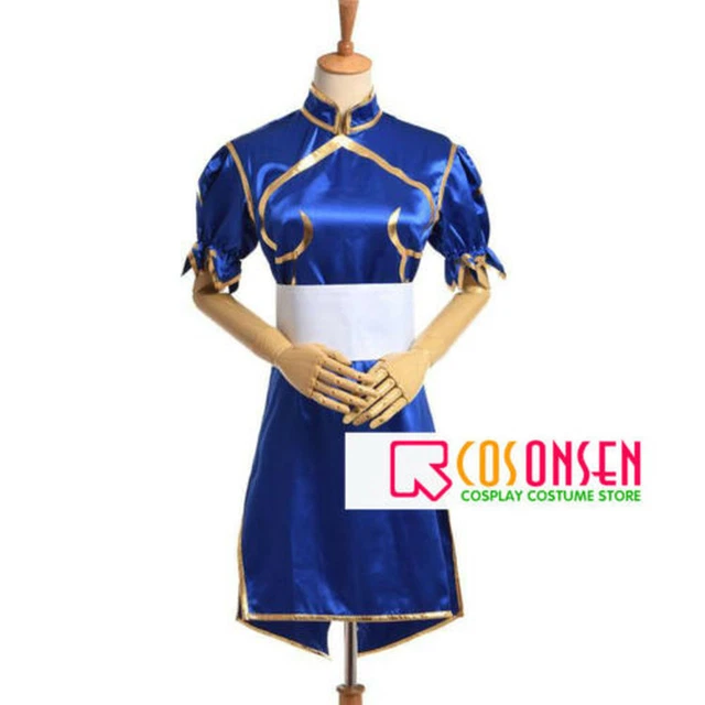 Figurine 1/6 STAR MAN Chun-li (Street Fighter) - Robe Cheongsam Bleue - Résine - Neuf Sous Blister 2024