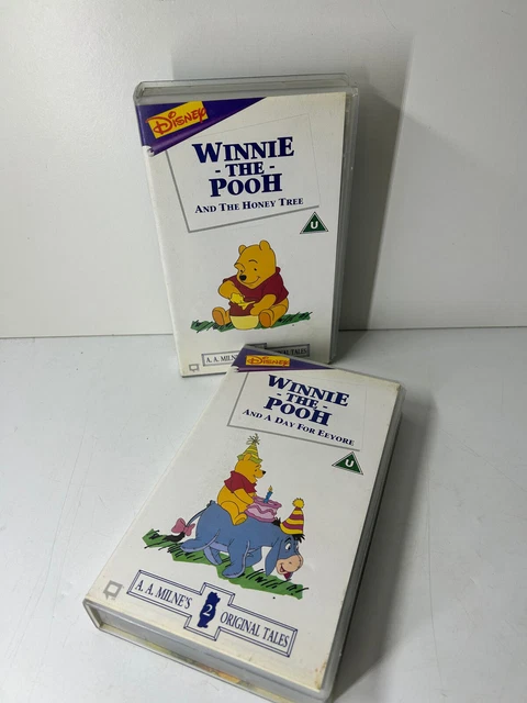 Picclick.com 2 DISNEY WINNIE-THE-POOH And The Honey Trap and A Day for Eeyore VHS ...