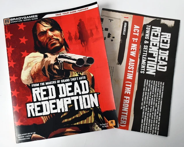 RED DEAD REDEMPTION Strategy Guide With Map Poster Signature Series ...