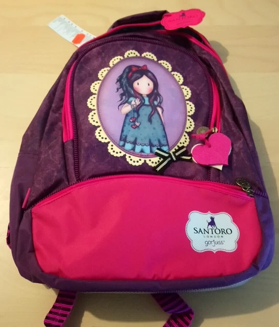 SAC DOS cartable fille SANTORO Neuf avec tiquette EUR 24 90