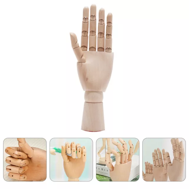 Wooden Articulated Hands Palm for Figure Joint Human Body Manikin