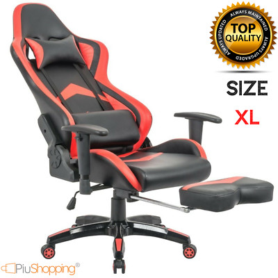 Colorato Ergonomica Poltrona Girevole Sedia del Gioco Sedia Gaming Gioco Sedie da Ufficio Girevole Retrattile Poltrona di PU 
