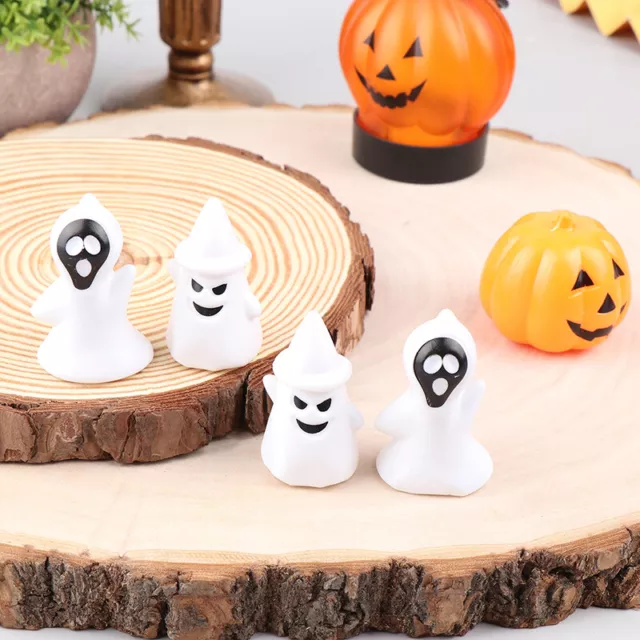1Set 1:12 Dollhouse Miniature Halloween Decor Ghost Tombstone Pumpkin Owl OrnaFE